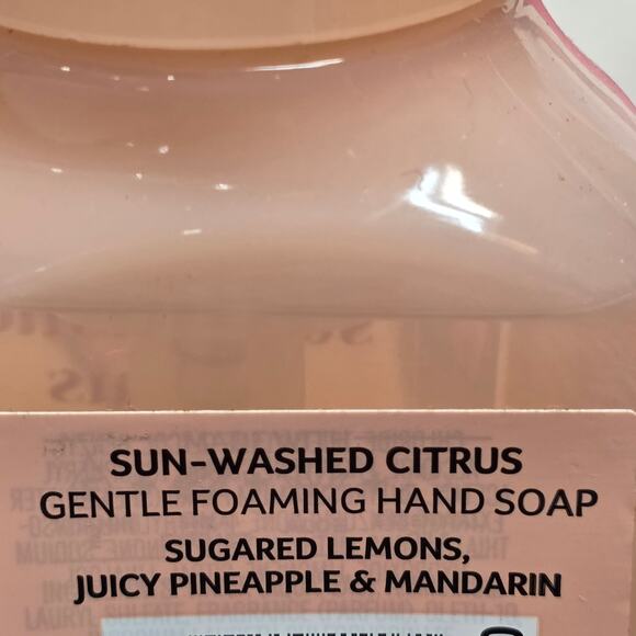 BBW Sun Washed Citrus Body Cream Fine Fragrance Body Mist & Hand Soap Bundle - Picture 4 of 4